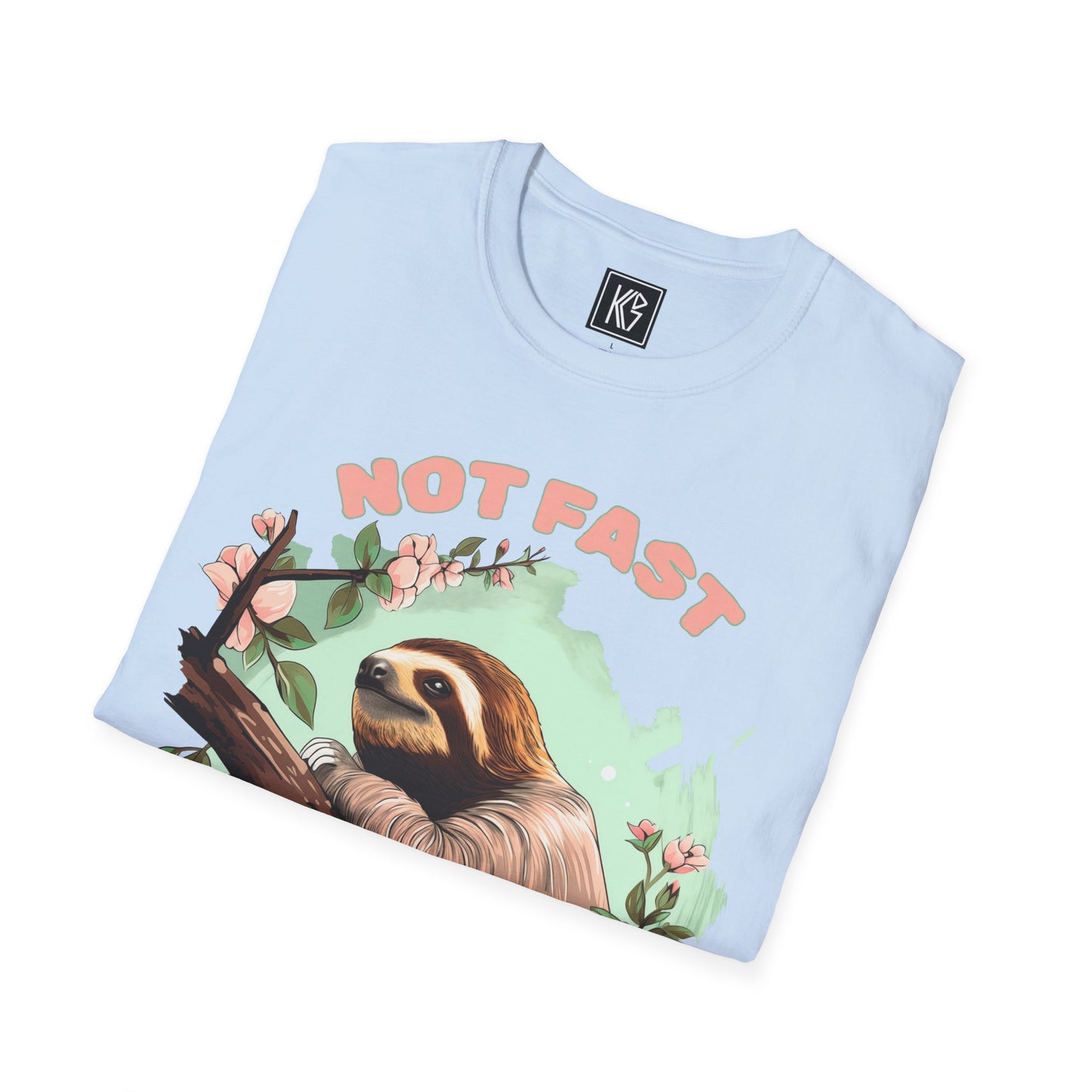 Not fast not furious Sloth Graphic Tee Softstyle by KGD Prints