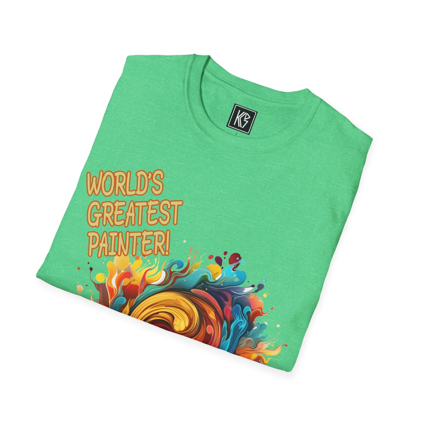 Worlds Greatest Painter Graphic Tee Softstyle by KGD Prints