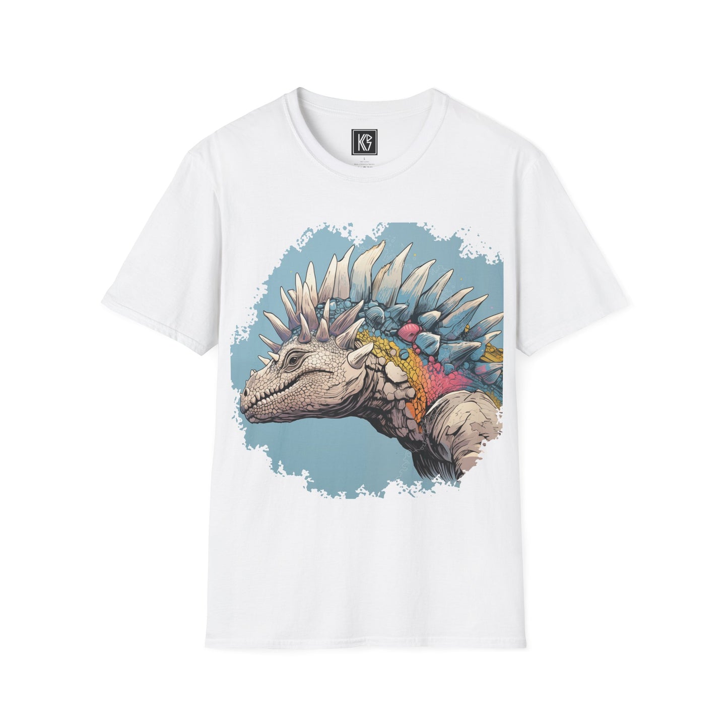 Stegosaurus Graphic Tee Softstyle by KGD Prints