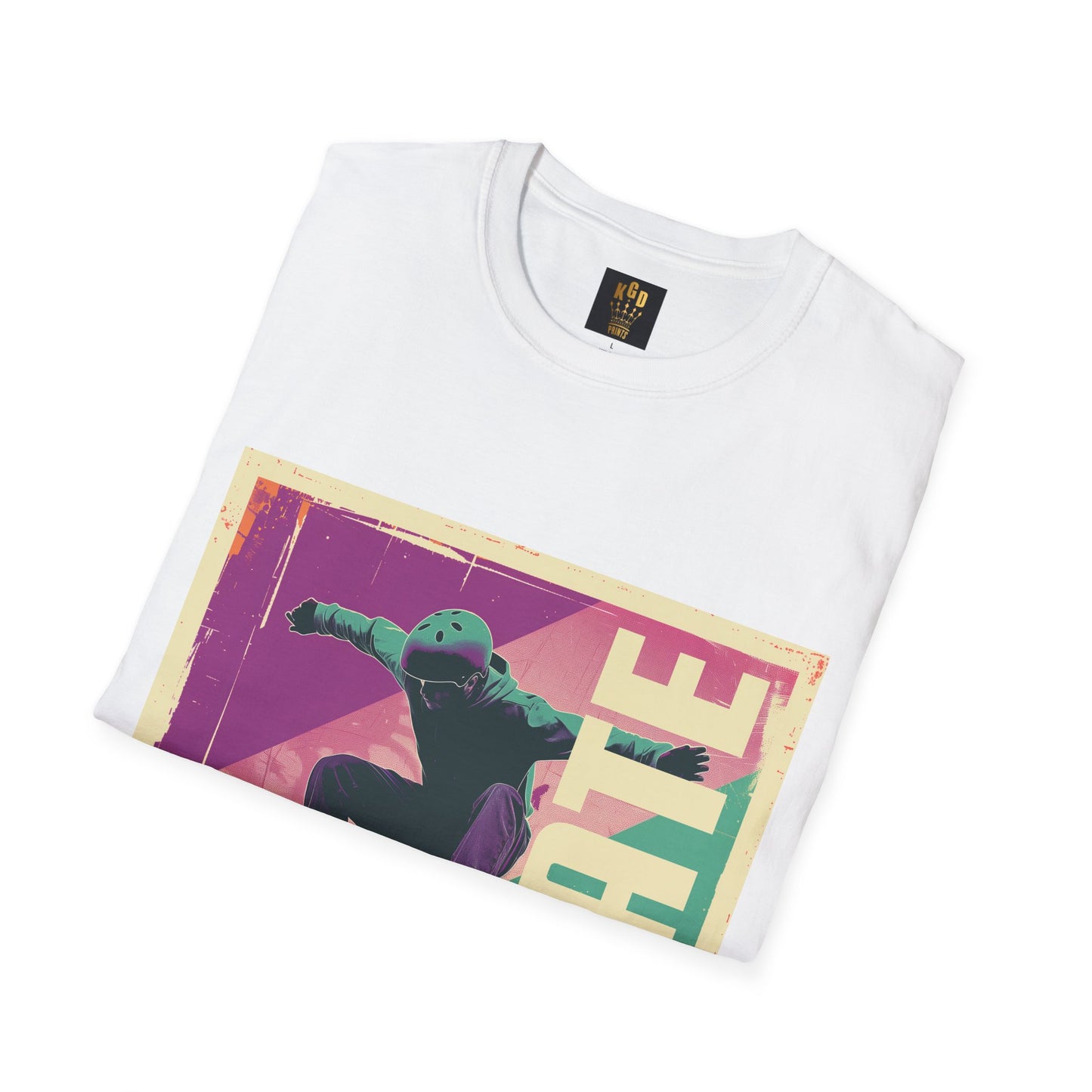 SKATE Graphic Tee Softstyle by KGD Prints