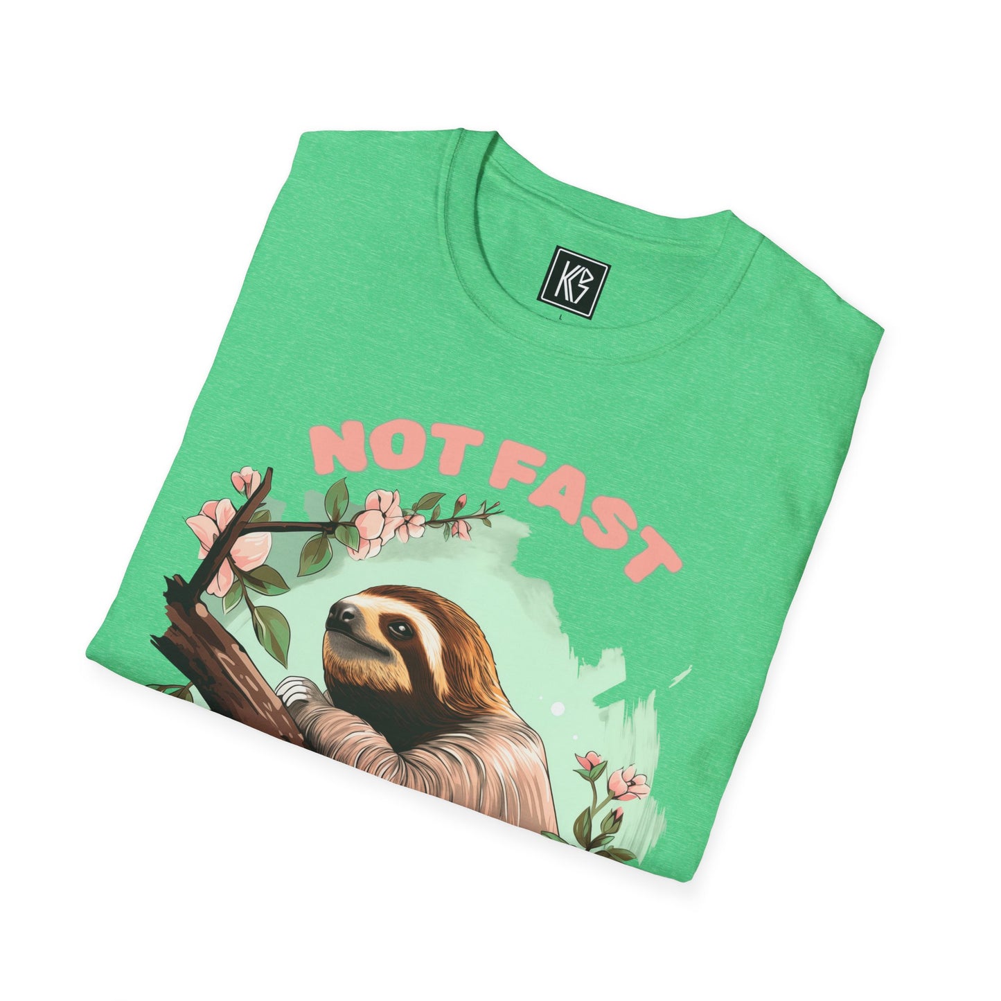 Not fast not furious Sloth Graphic Tee Softstyle by KGD Prints