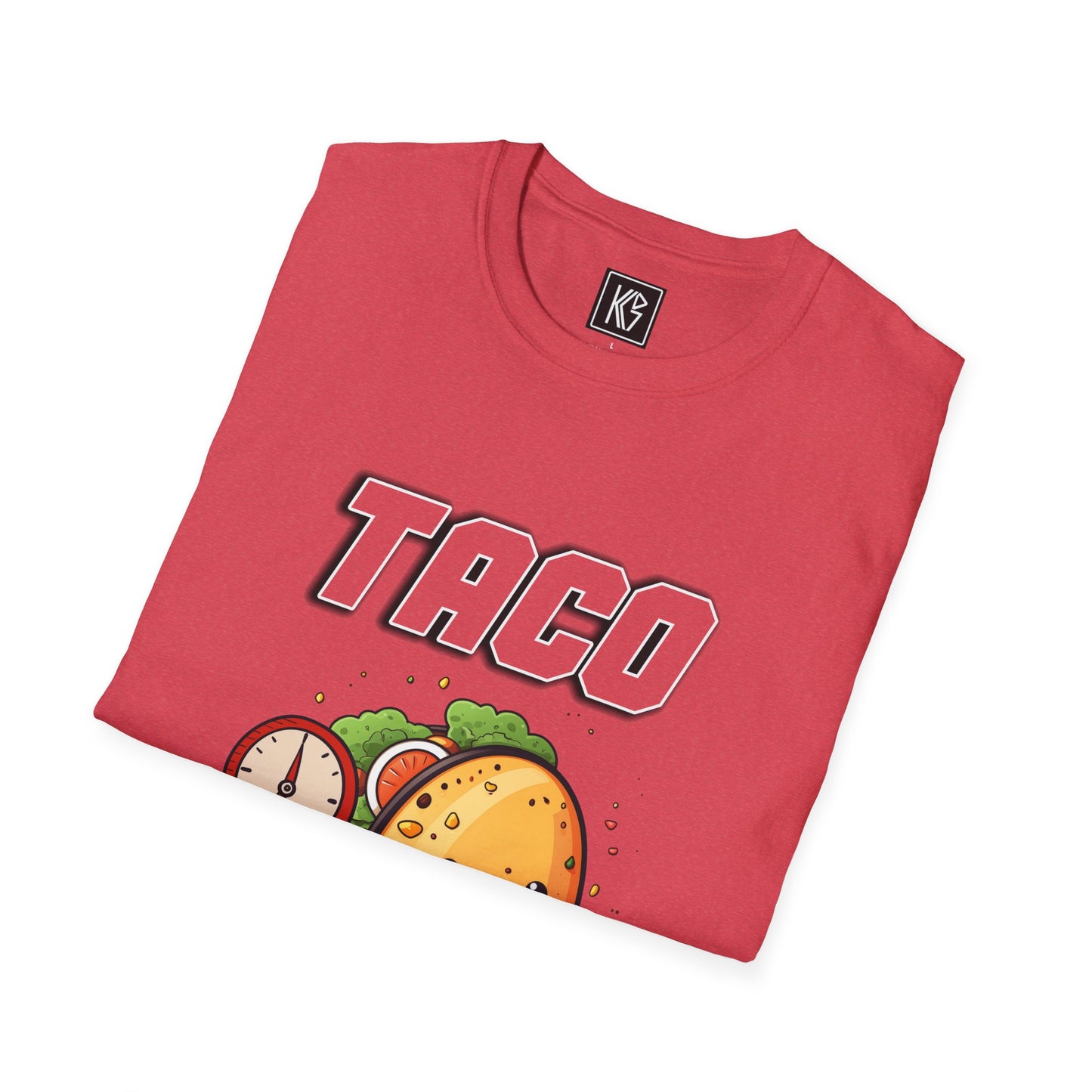 Taco Time Graphic Tee Softstyle by KGD Prints