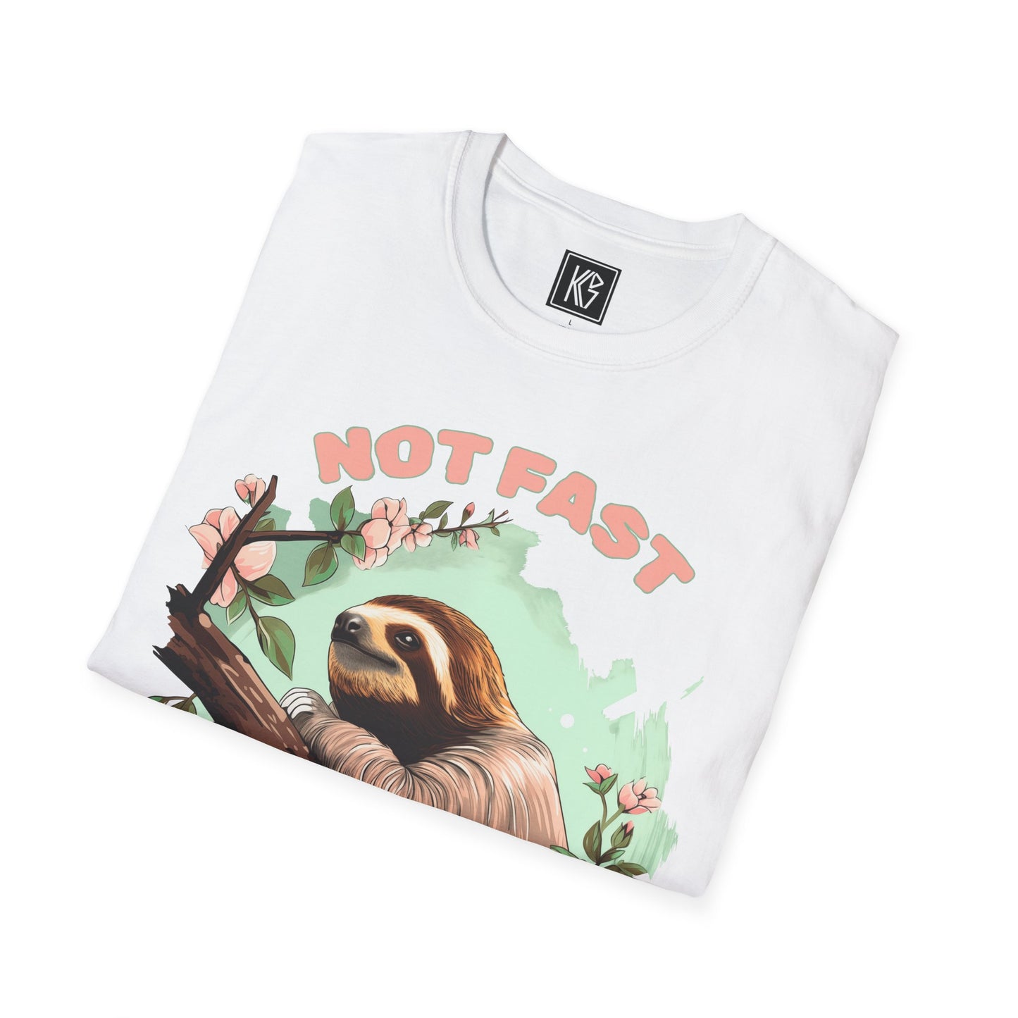 Not fast not furious Sloth Graphic Tee Softstyle by KGD Prints