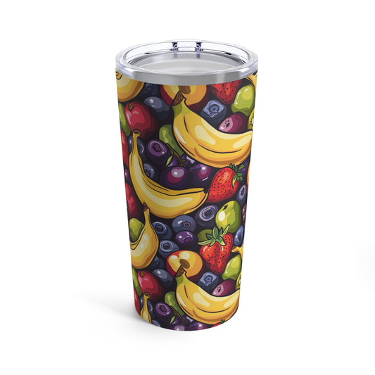 Toon Fruit Seamless Pattern Tumbler 20oz