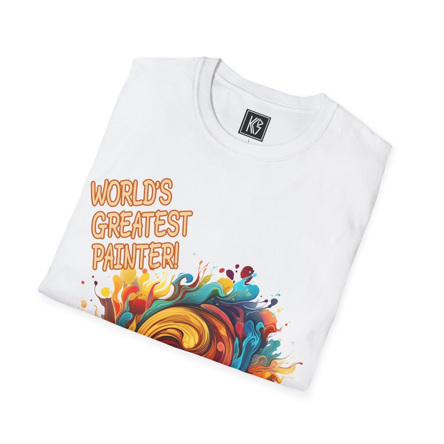 Worlds Greatest Painter Graphic Tee Softstyle by KGD Prints