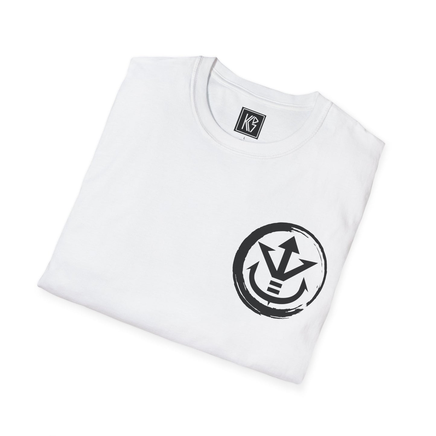 Saiyan Badge Vegeta Dragon Ball Graphic Tee Softstyle by KGD Prints