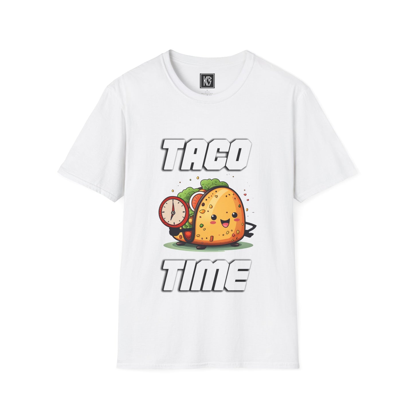 Taco Time Graphic Tee Softstyle by KGD Prints