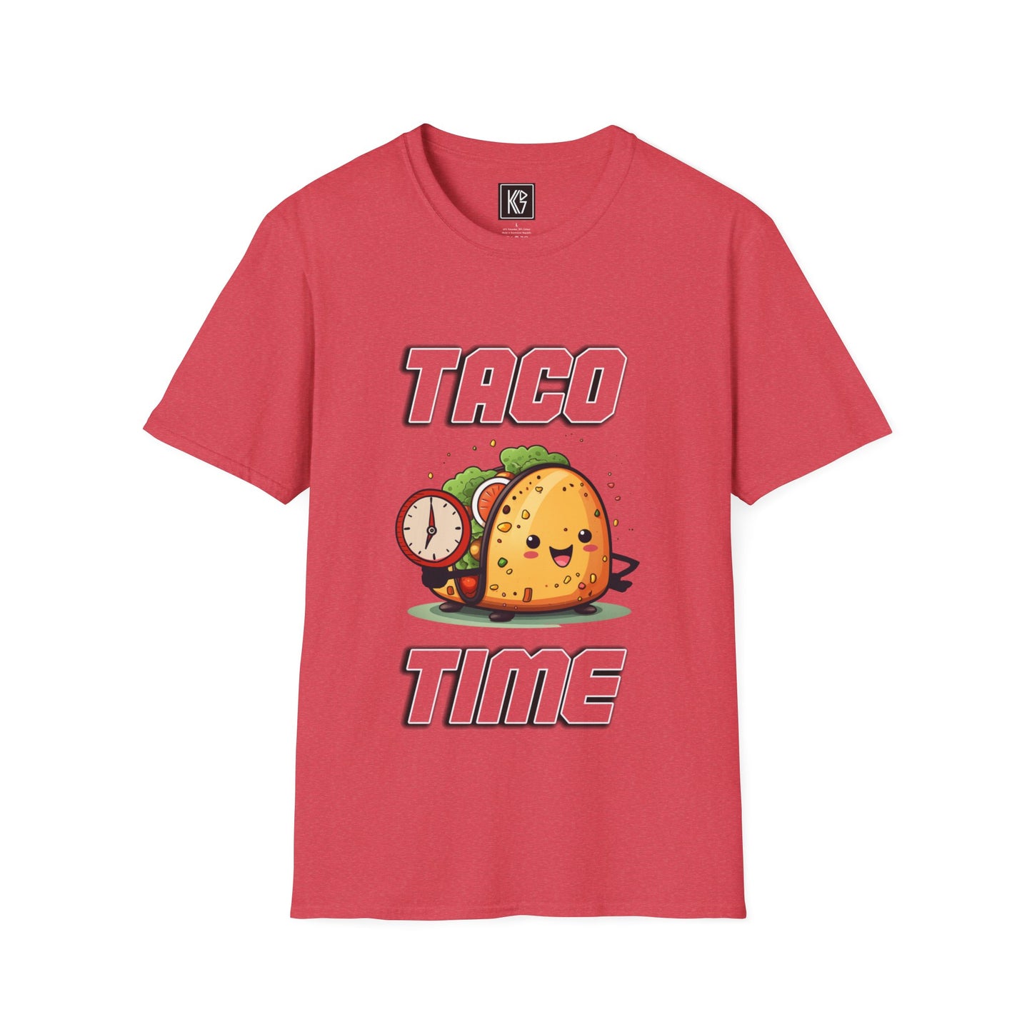 Taco Time Graphic Tee Softstyle by KGD Prints