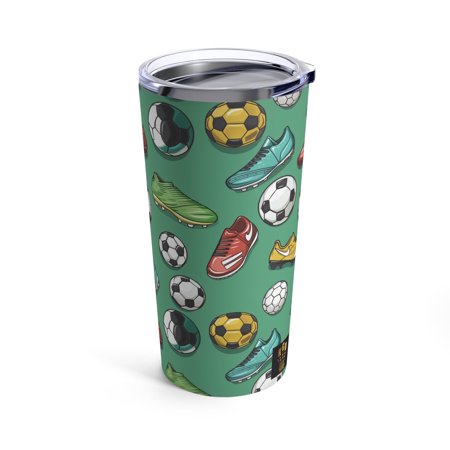 Football pattern Skinny Tumbler 20oz