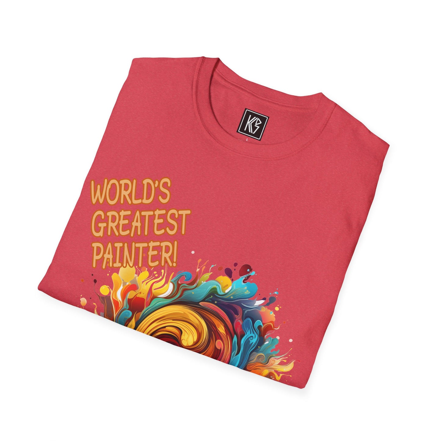 Worlds Greatest Painter Graphic Tee Softstyle by KGD Prints