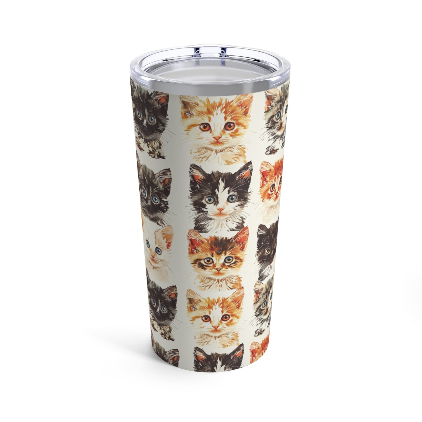 kitty cat pattern Tumbler 20oz cat, kitty, kitten, paws, cat mom