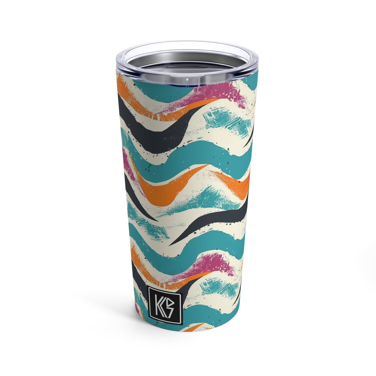 Jazz Strokes Tumbler 20oz Seamless pattern