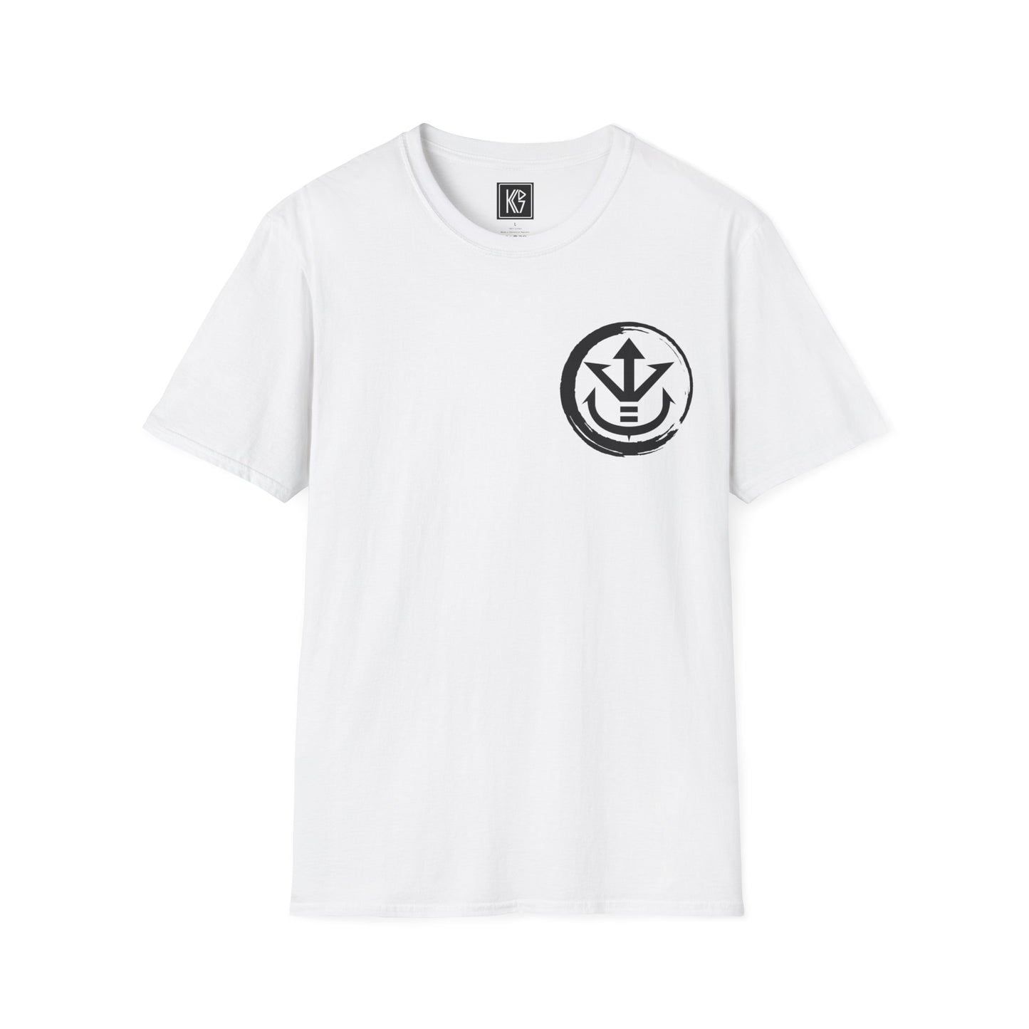 Saiyan Badge Vegeta Dragon Ball Graphic Tee Softstyle by KGD Prints