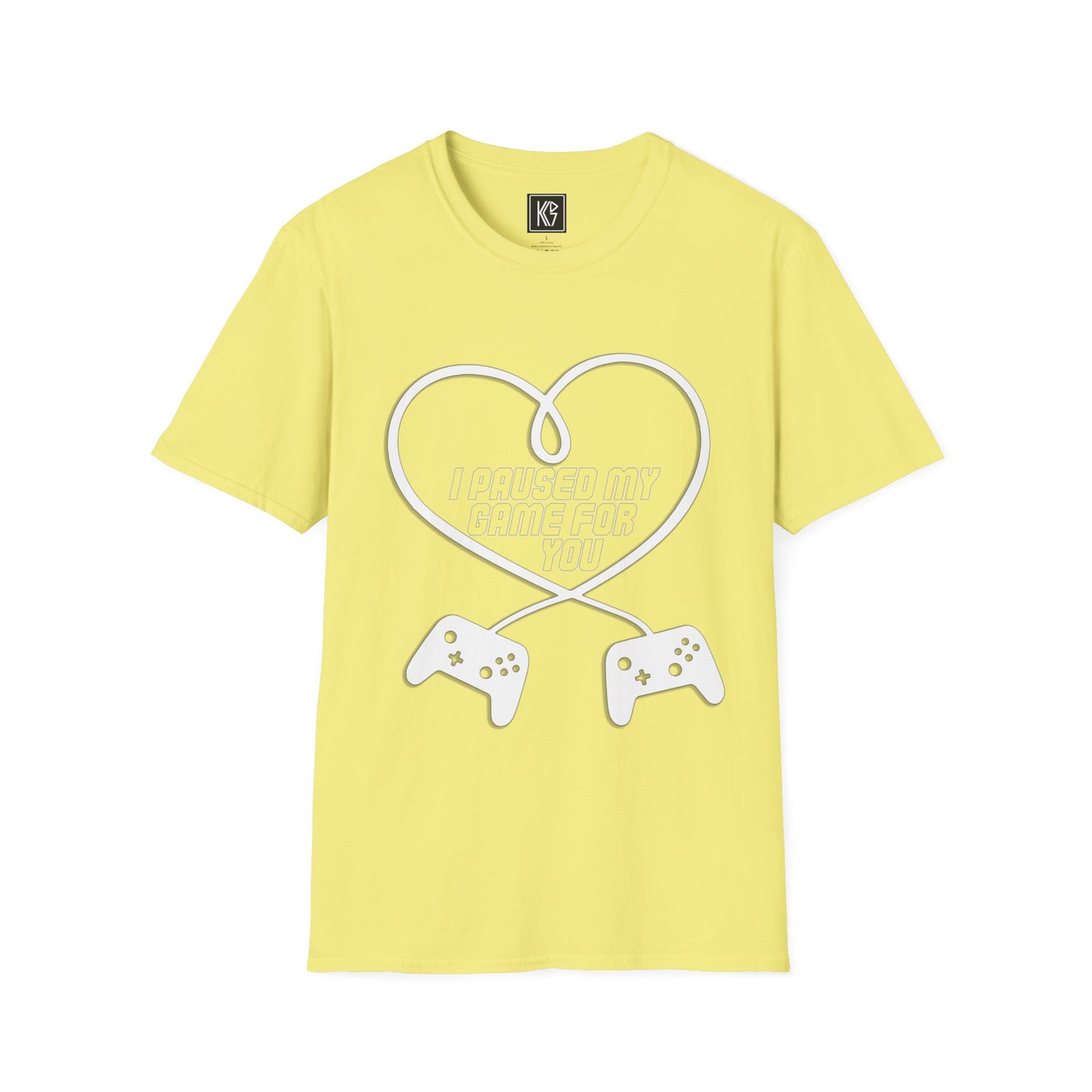 I paused my game for you Graphic Tee Softstyle by KGD Prints