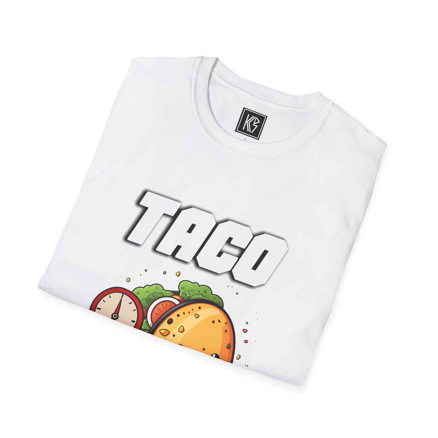 Taco Time Graphic Tee Softstyle by KGD Prints