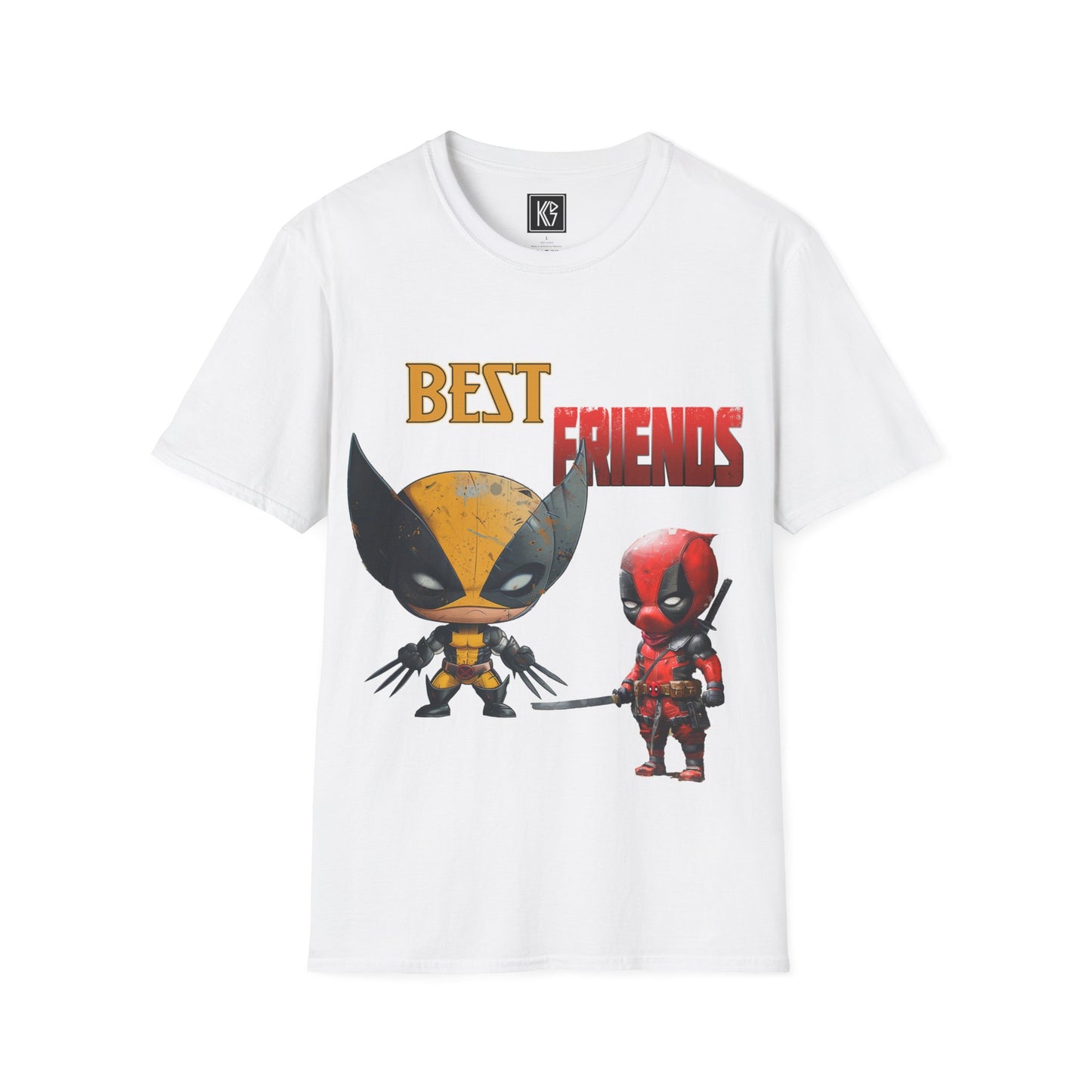 Best friends 2 Dead pool wolverine parody Graphic Tee Softstyle by KGD Prints