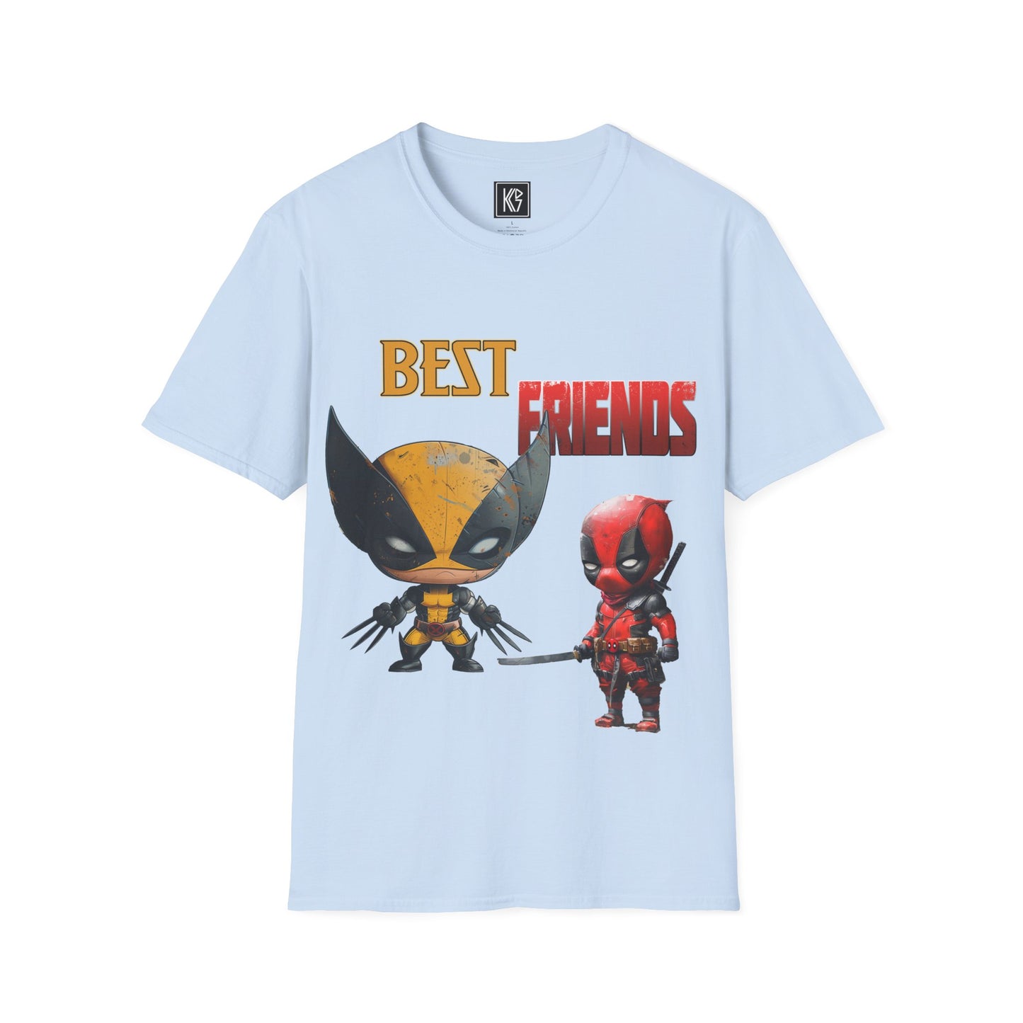 Best friends 2 Dead pool wolverine parody Graphic Tee Softstyle by KGD Prints