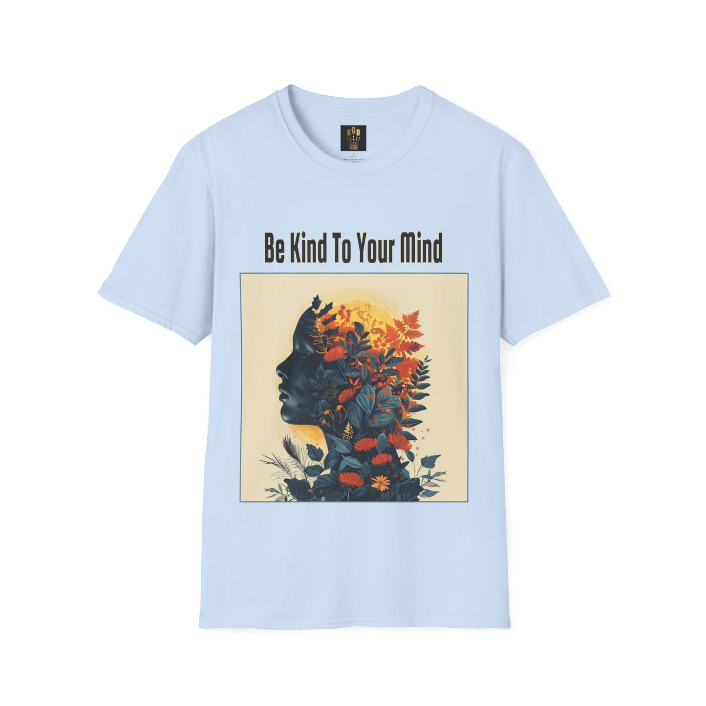 Be Kind to your Mind Graphic Tee Softstyle by KGD Prints