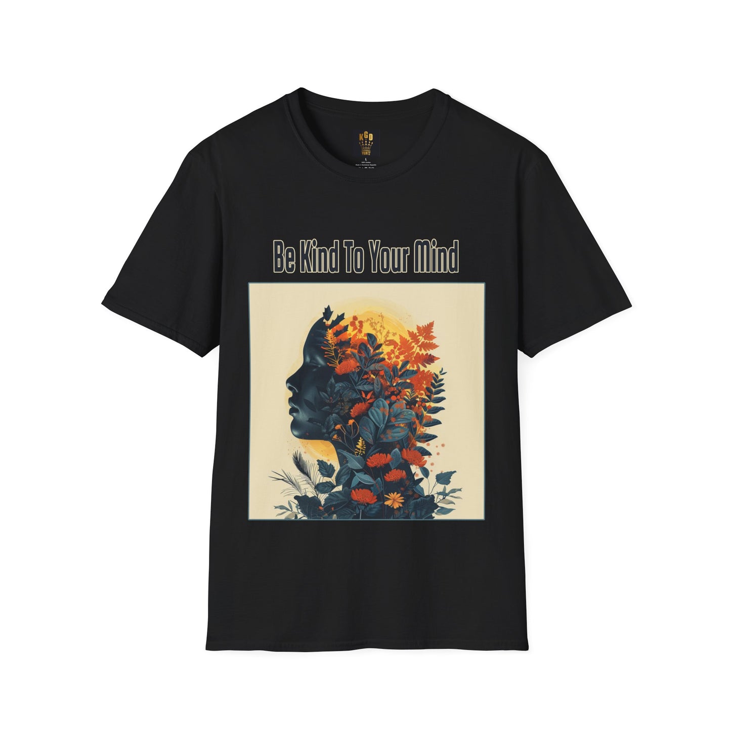 Be Kind to your Mind Graphic Tee Softstyle by KGD Prints