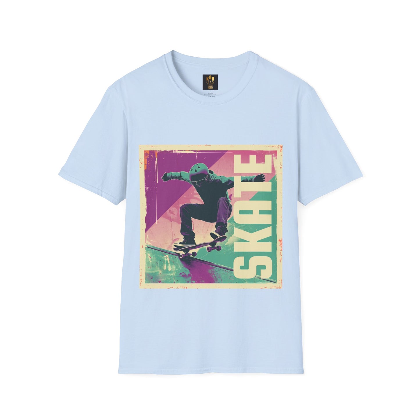 SKATE Graphic Tee Softstyle by KGD Prints