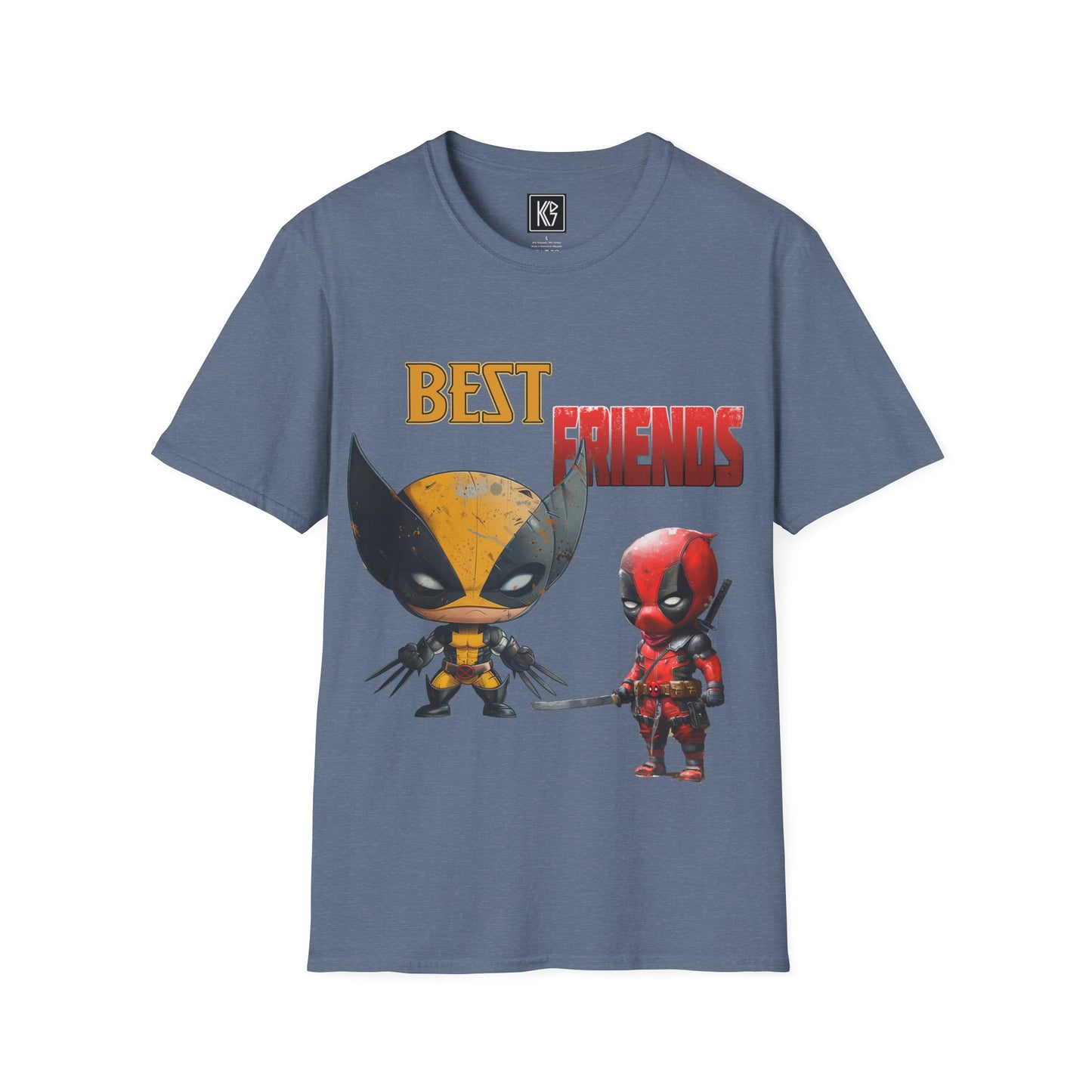 Best friends 2 Dead pool wolverine parody Graphic Tee Softstyle by KGD Prints