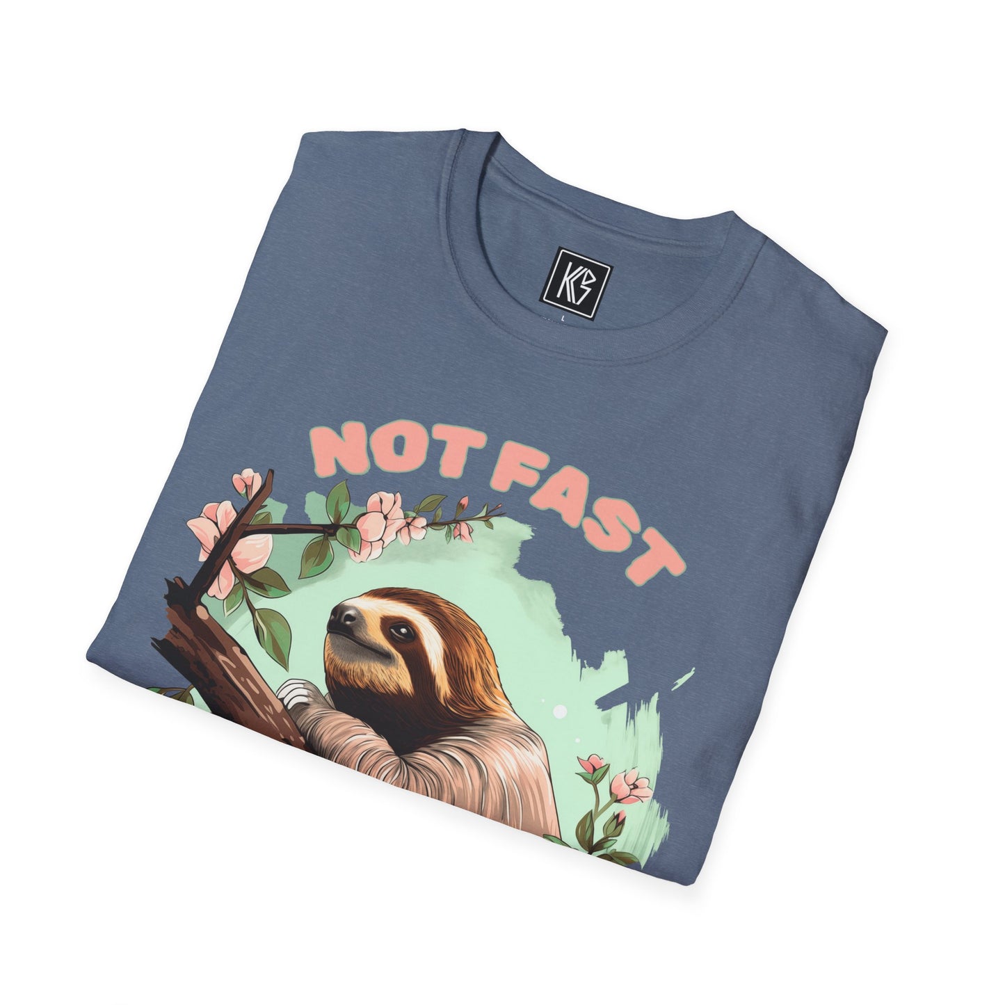 Not fast not furious Sloth Graphic Tee Softstyle by KGD Prints