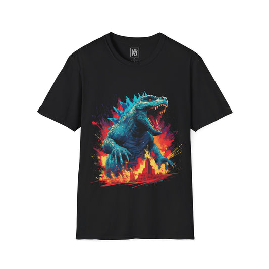 Monster splash Graphic Tee Softstyle by KGD Prints