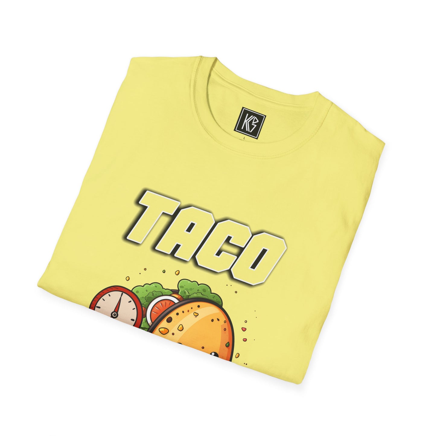 Taco Time Graphic Tee Softstyle by KGD Prints