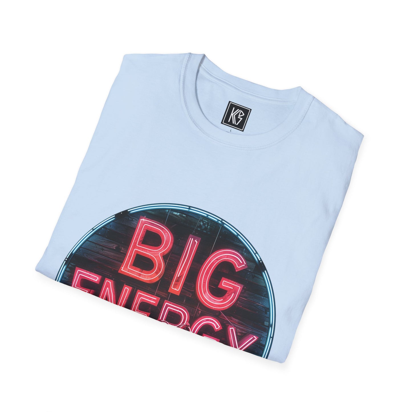 Big Energy Cyclist Graphic Tee Softstyle by KGD Prints