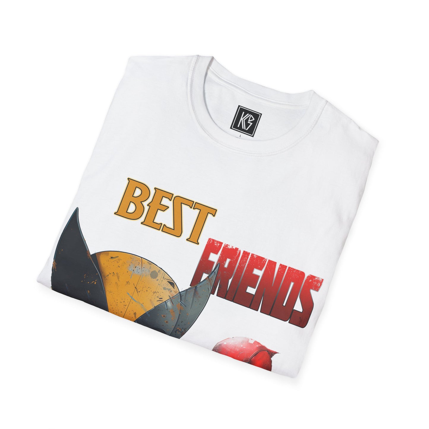 Best friends 2 Dead pool wolverine parody Graphic Tee Softstyle by KGD Prints