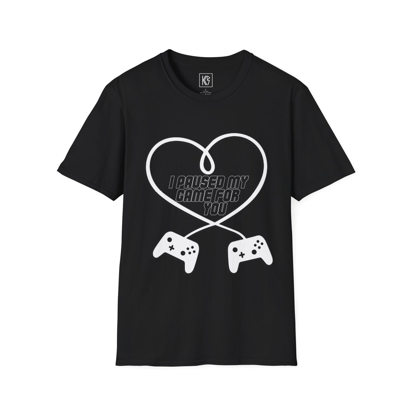 I paused my game for you Graphic Tee Softstyle by KGD Prints