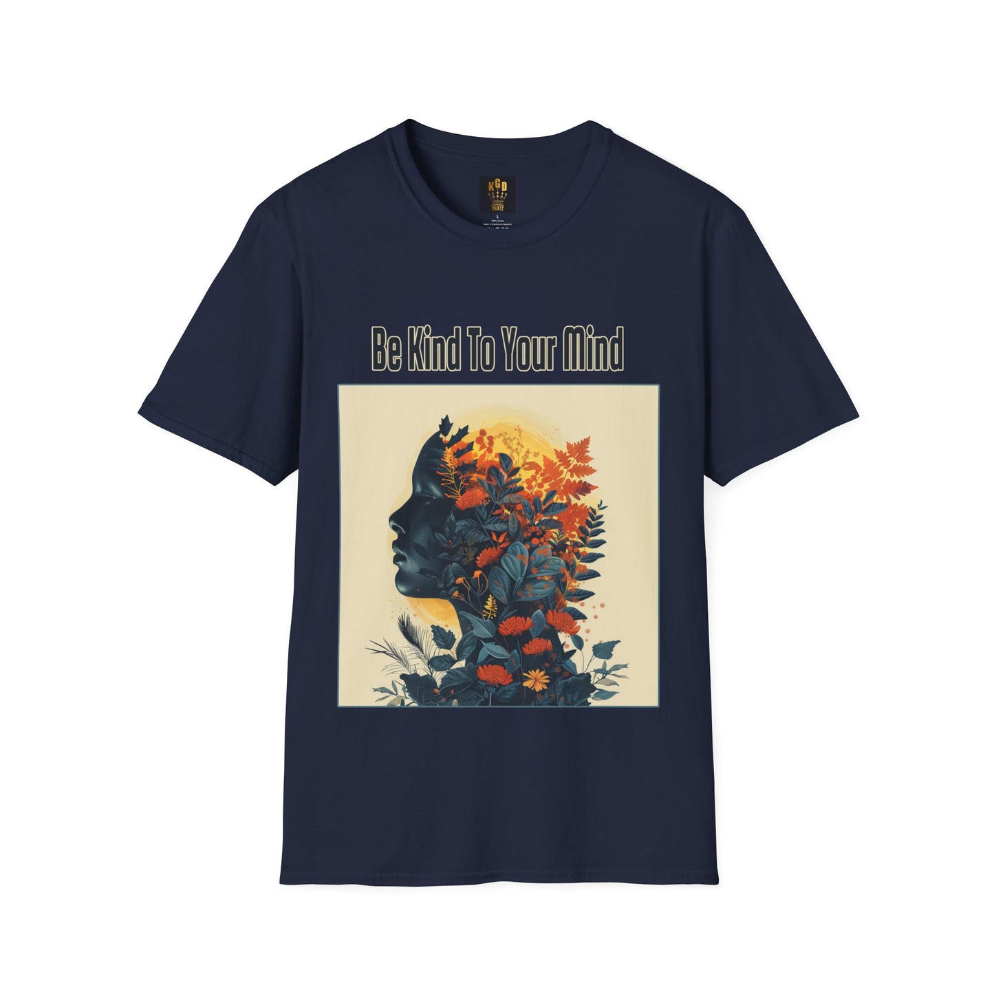 Be Kind to your Mind Graphic Tee Softstyle by KGD Prints