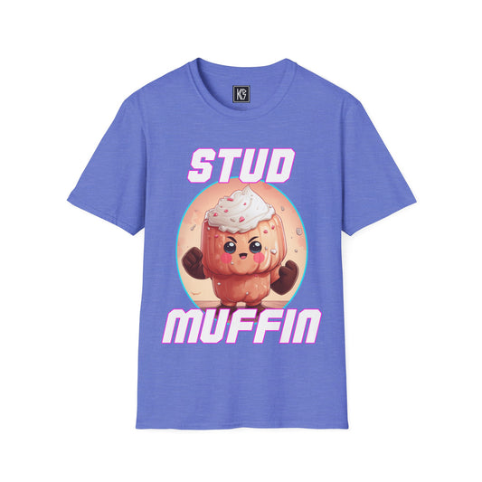 Stud Muffin Kawaii Graphic Tee Softstyle by KGD Prints