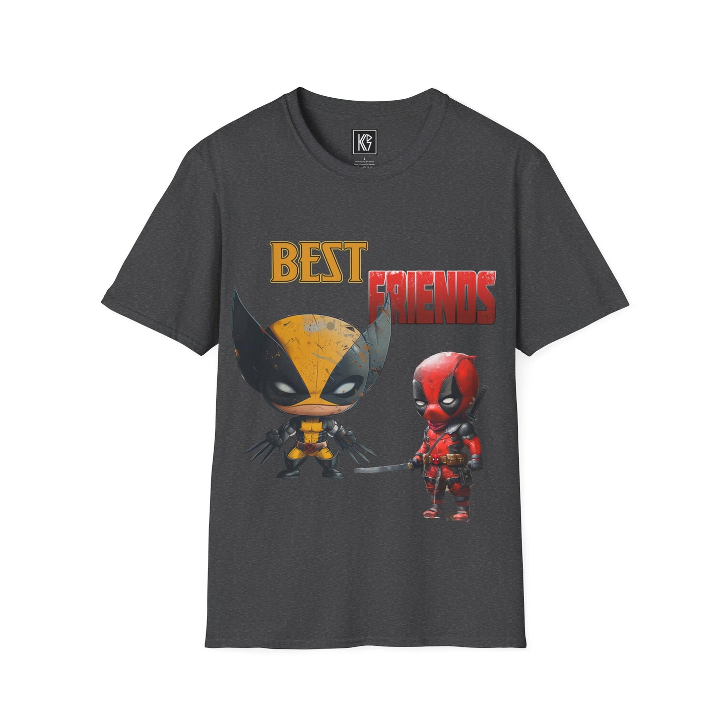 Best friends 2 Dead pool wolverine parody Graphic Tee Softstyle by KGD Prints