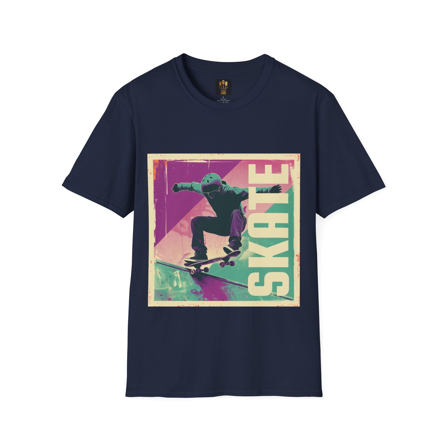 SKATE Graphic Tee Softstyle by KGD Prints