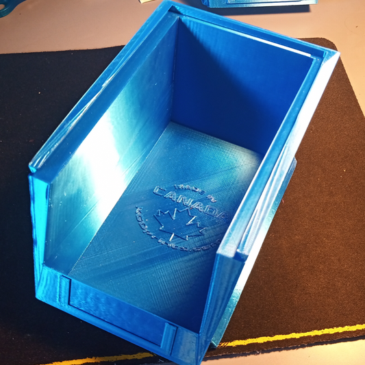 Hardware Bin by KGD Prints 3D Printed, Stackable 8" x 5" x 4" (LxWxH)